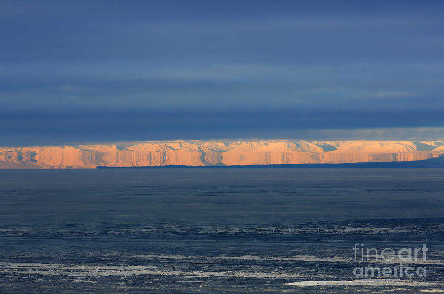 Fata Morgana across Cook Inlet from above Anchorage Alaska Photograph by Louise Heusinkveld