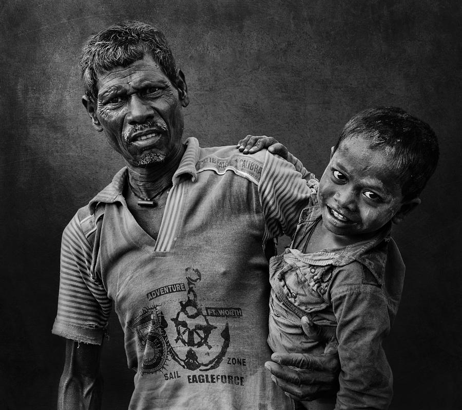 Father & Child Photograph by Joyraj Samanta