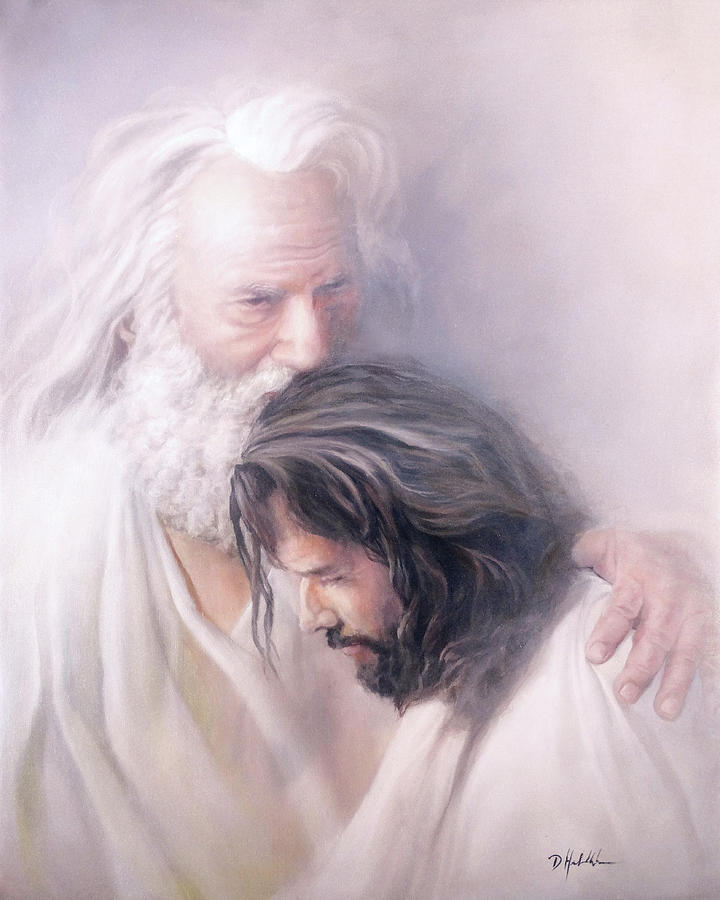Father Painting - Father and Son by Danny Hahlbohm