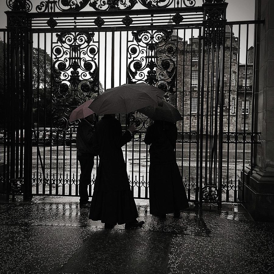 Fathers In The Rain Photograph By Lori Morimoto - Pixels