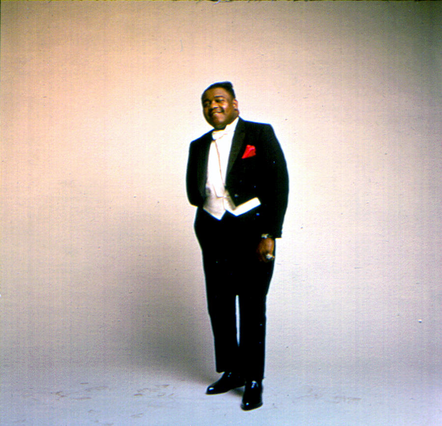 Music Photograph - Fats Domino Portrait by Michael Ochs Archives