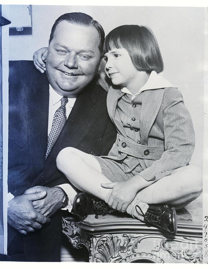 Fatty Arbuckle And Jackie Coogan Photograph by Bettmann