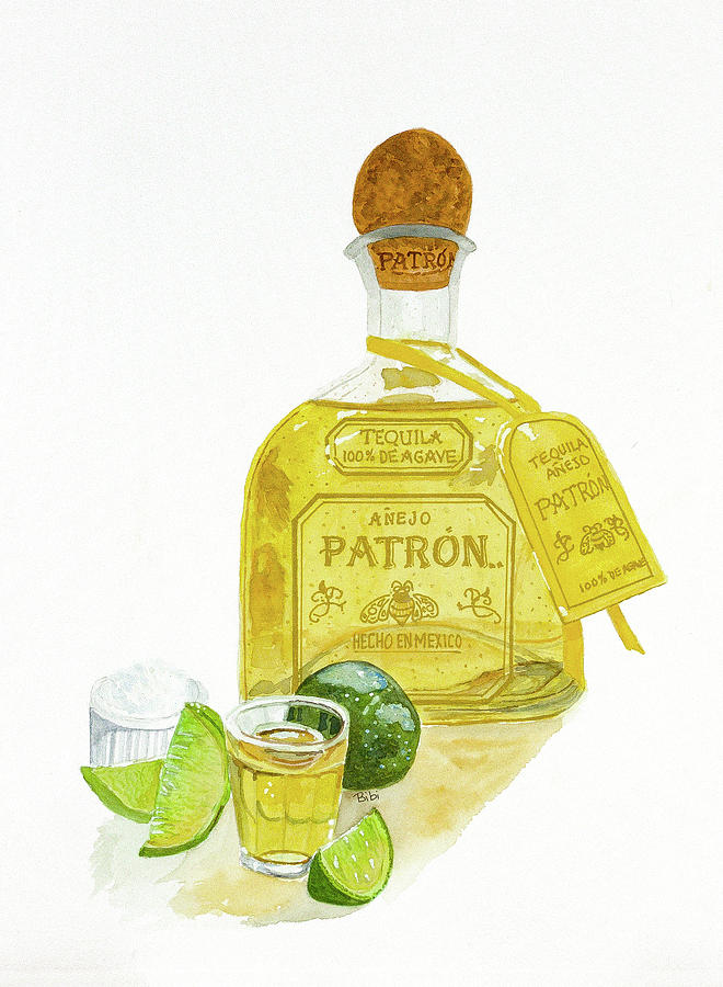 Favorite Tequila Painting by Bibi Gromling - Fine Art America