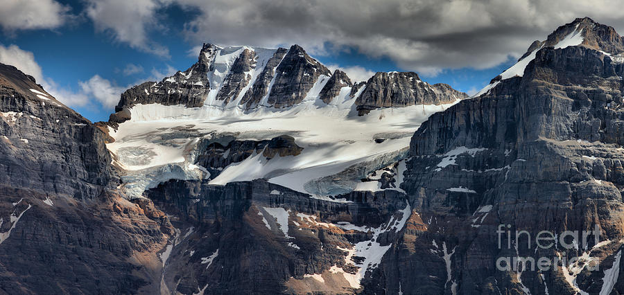 Fay Glacier Panorama Photograph by Adam Jewell