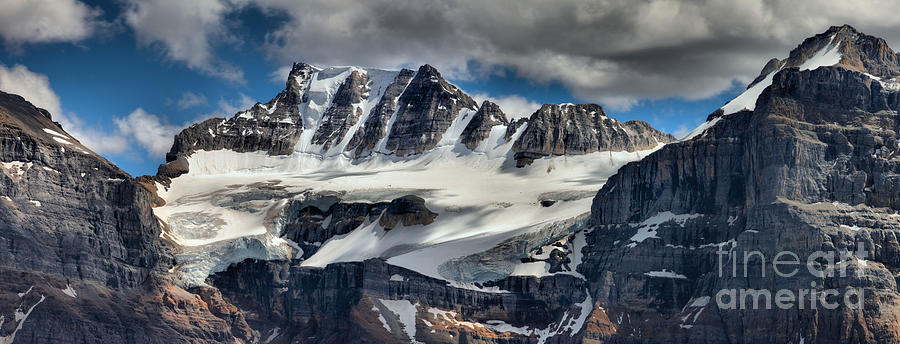 Fay Glacier Summer Panorama Photograph by Adam Jewell