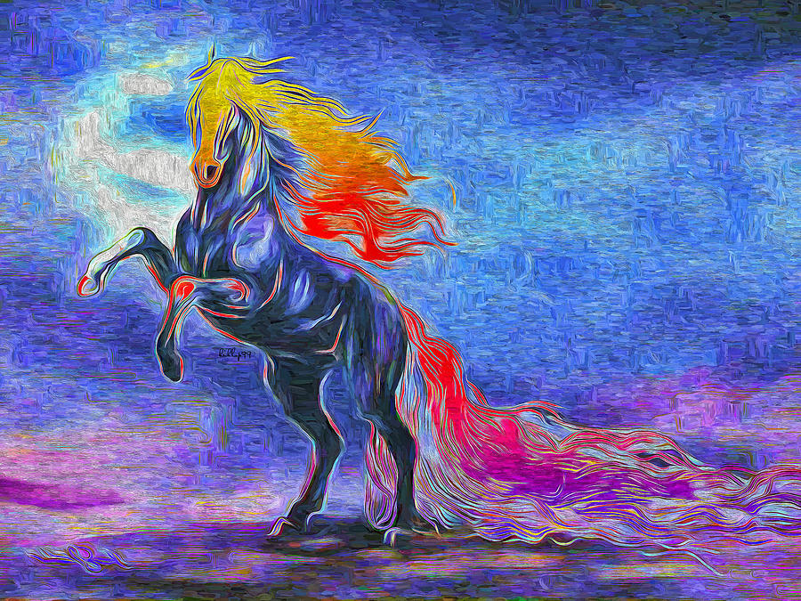 Fayers stallion Painting by Nenad Vasic