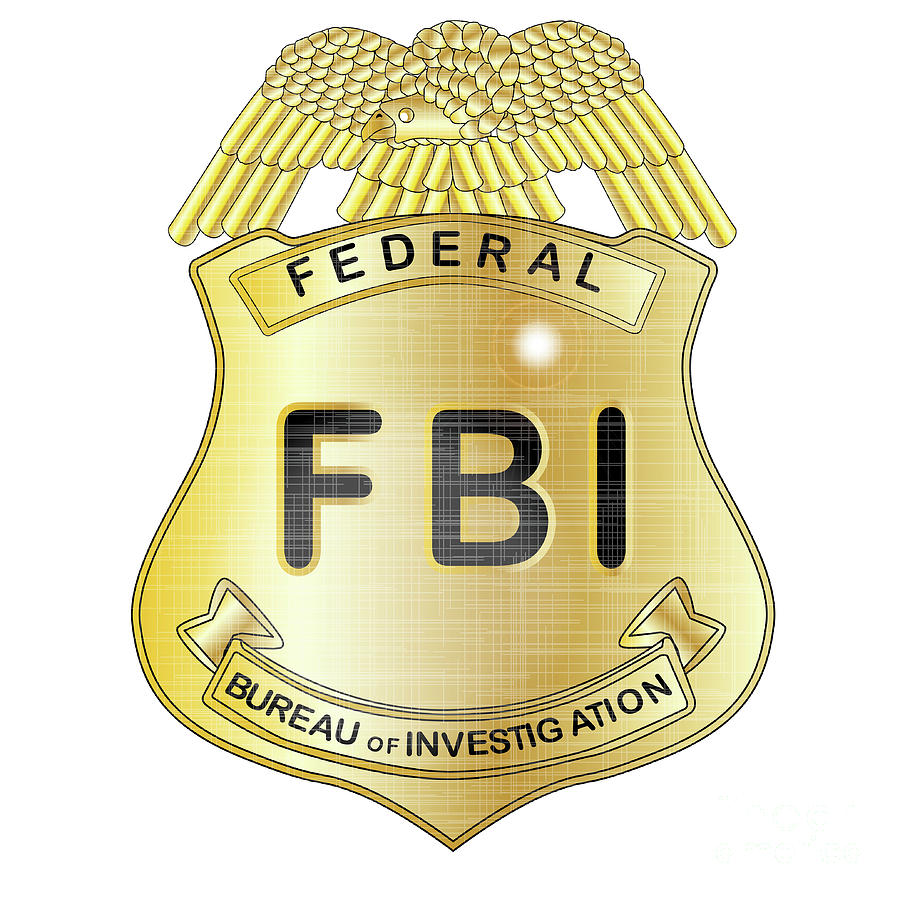 Fbi Digital Art - FBI Badge by Bigalbaloo Stock.