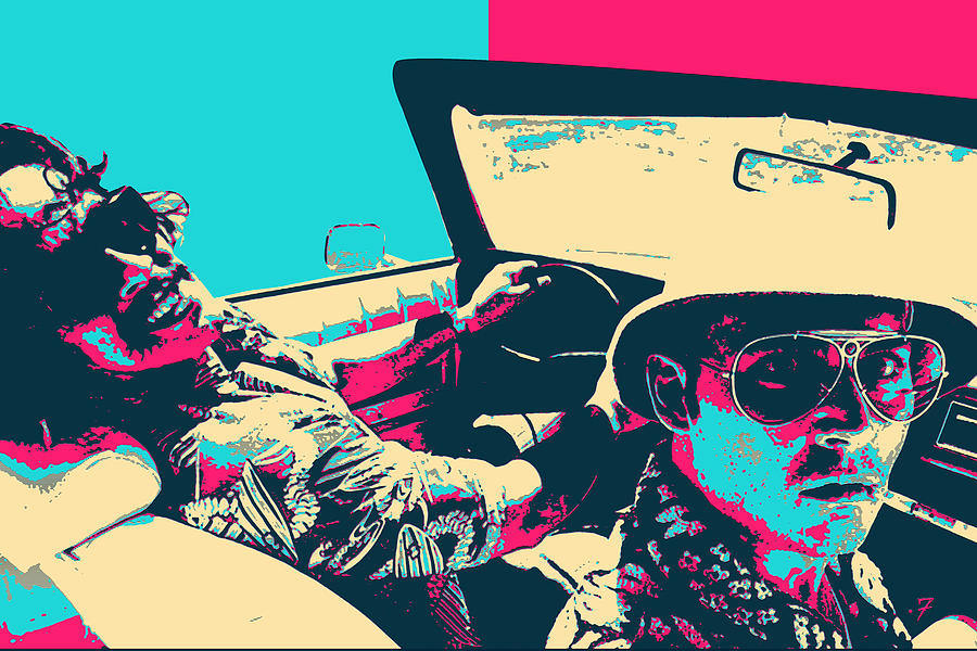 Fear and Loathing in Las Vegas Revisited - Raoul Duke and Dr. Gonzo by  Serge Averbukh