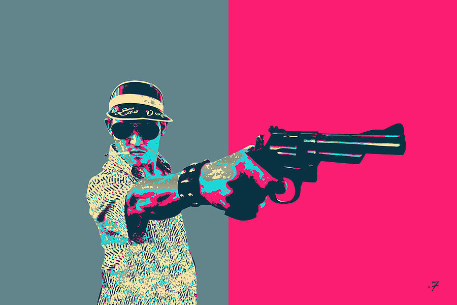 Fear and Loathing in Las Vegas Revisited - Raoul Duke  Digital Art by Serge Averbukh