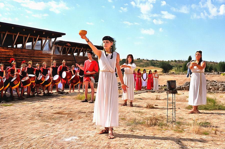 Feast of Bacchus Photograph by Carlos Mora