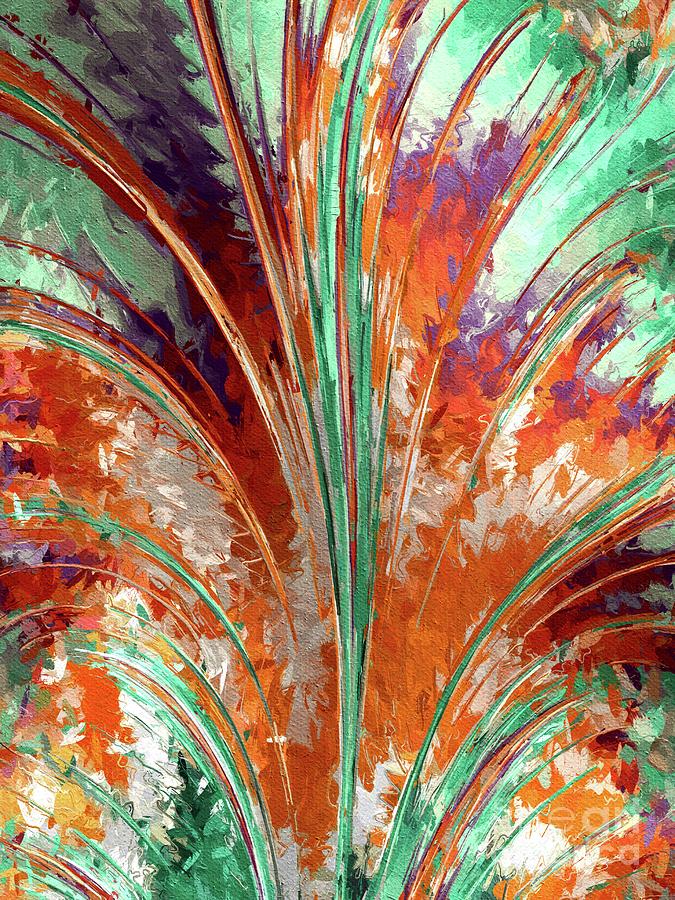 Feather. Abstract Art By Tito Painting