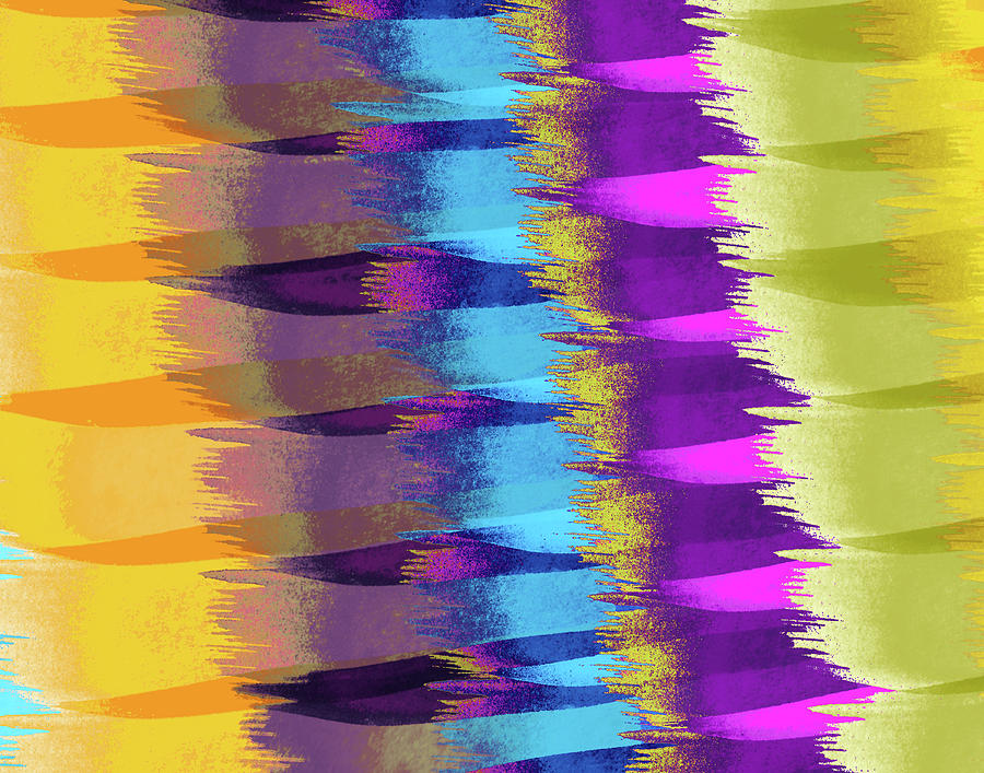 Feathers Abstract Digital Art by Denise Beverly