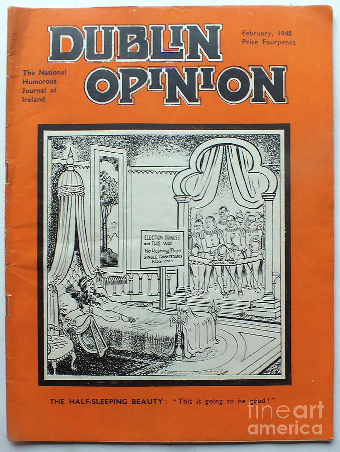 Feb1948 Dublin Opinion Painting by Val Byrne
