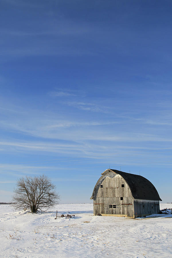 February Barn Photograph by Christopher McKenzie