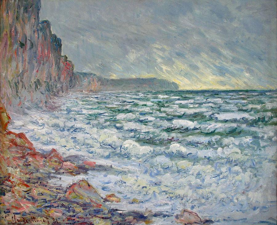 Fecamp, By The Sea, 1881 Painting