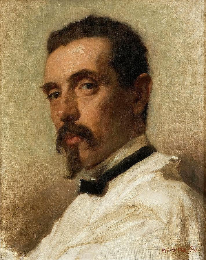 Federico de Madrazo y Kuntz / The painter Vicente Polero Toledo, 1873, Spanish School. Painting by Federico de Madrazo -1815-1894-