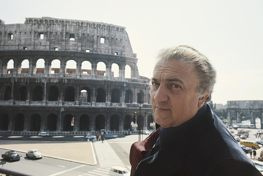 Federico Fellini, Italian Film Director Photograph by Franco Pinna