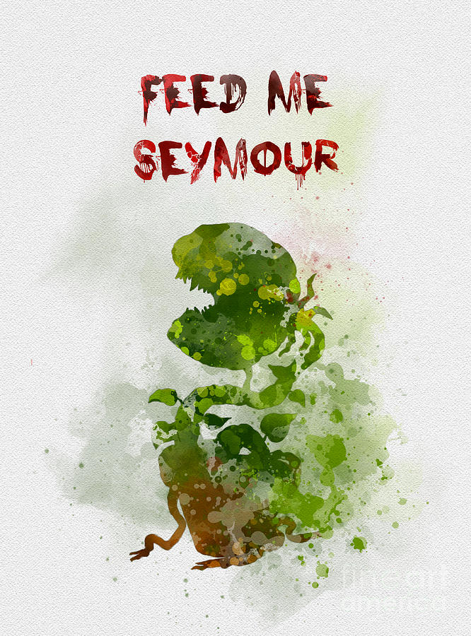 Broadway Mixed Media - Feed me Seymour by My Inspiration