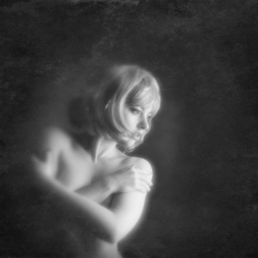 Nude Photograph - Feel The Cold by Mel Brackstone