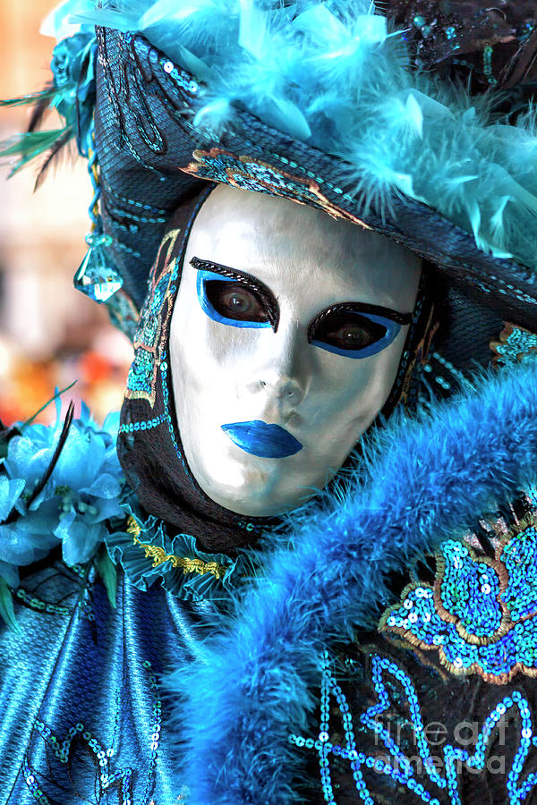 Feeling Blue Carnevale di Venezia Photograph by John Rizzuto