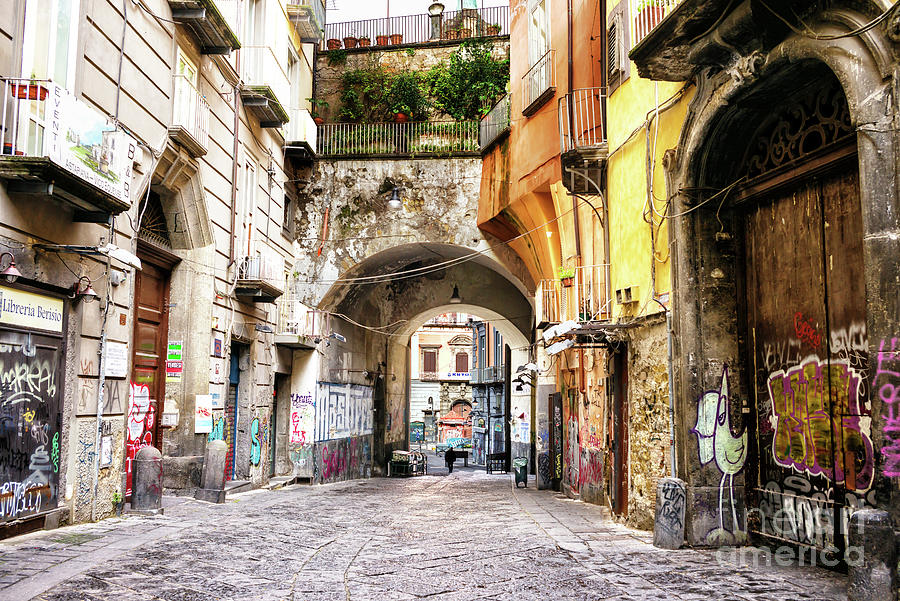 Architecture Photograph - Feeling Small in Napoli by John Rizzuto