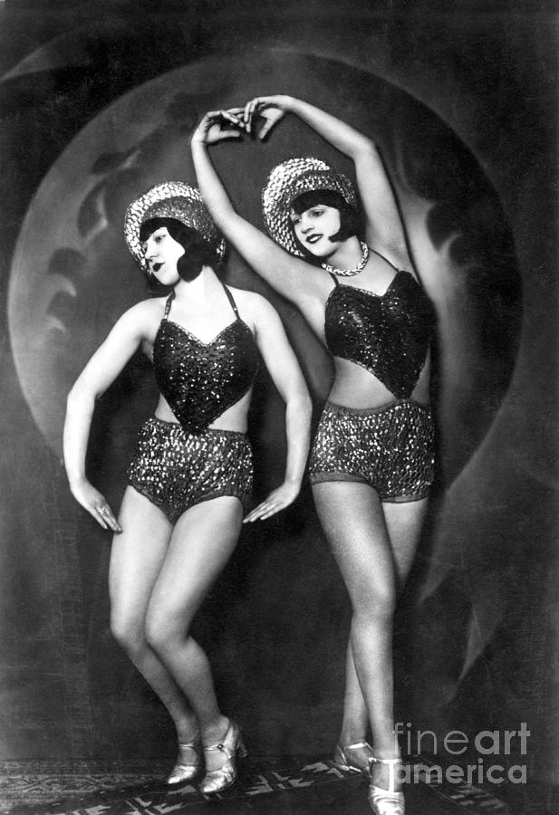 Female Cabaret Dancers. Photography Around 1926 Photograph by 