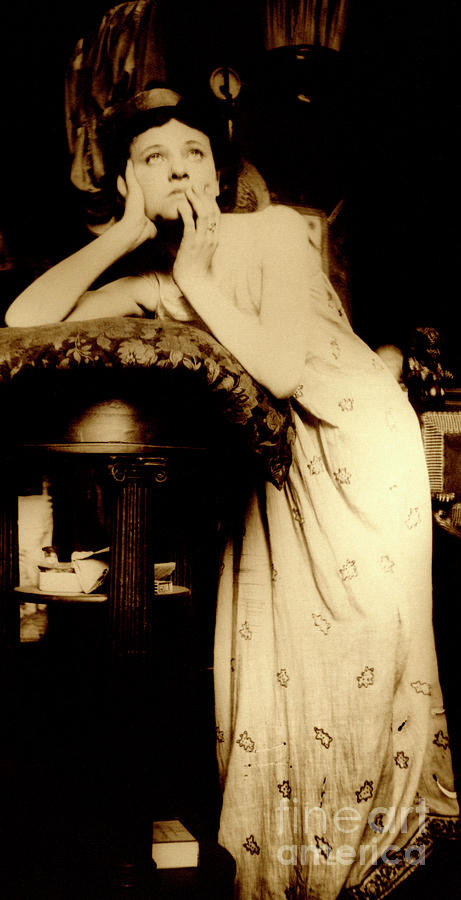 Female Model Wearing a Tiara, Paris, 1899  Photograph by Alphonse Marie Mucha