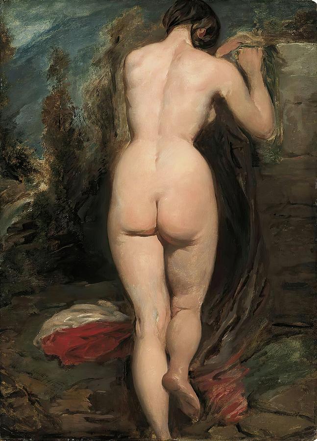 Female Nude, Seen Painting by William Etty Female Nude, Seen Painting by William Etty
