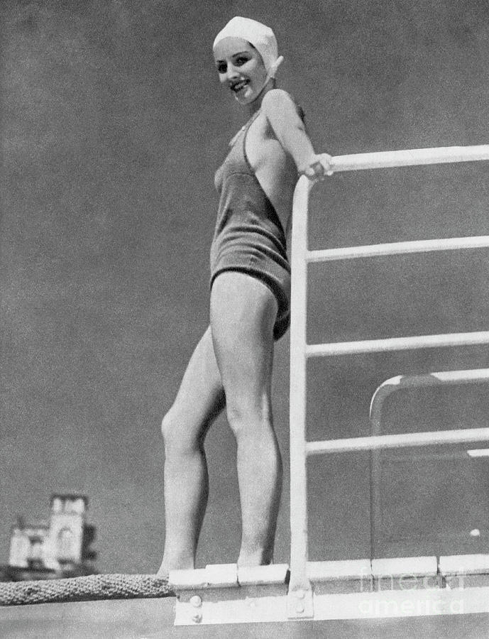 Female Swimmer, 1930s Photograph by Unknown