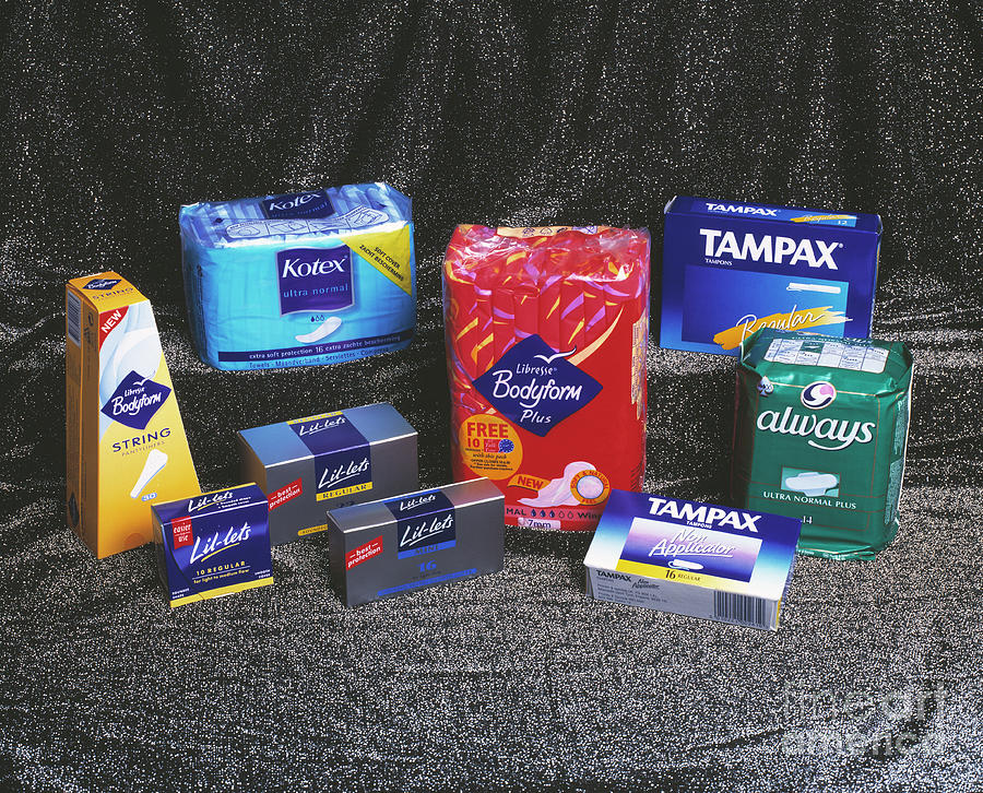 Feminine Hygiene Products Photograph by Martyn F. Chillmaid/science Photo Library