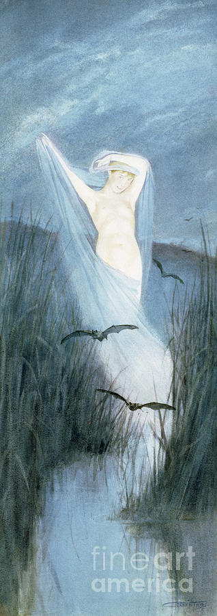 Fen Fairy Painting by Charles Prosper Sainton