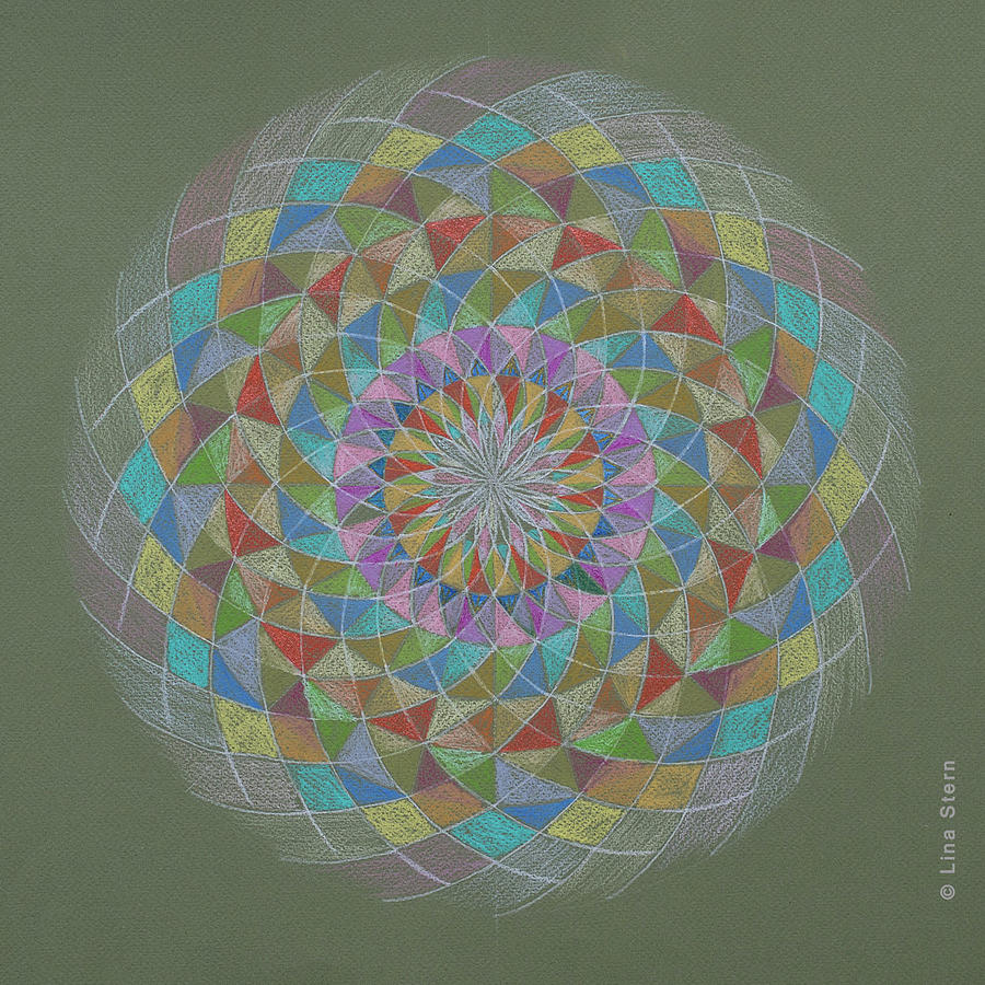 Mandala Drawing - Fen by Lina Stern