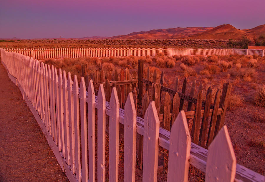 Fence Around a Cemetery Photograph by Marc Crumpler