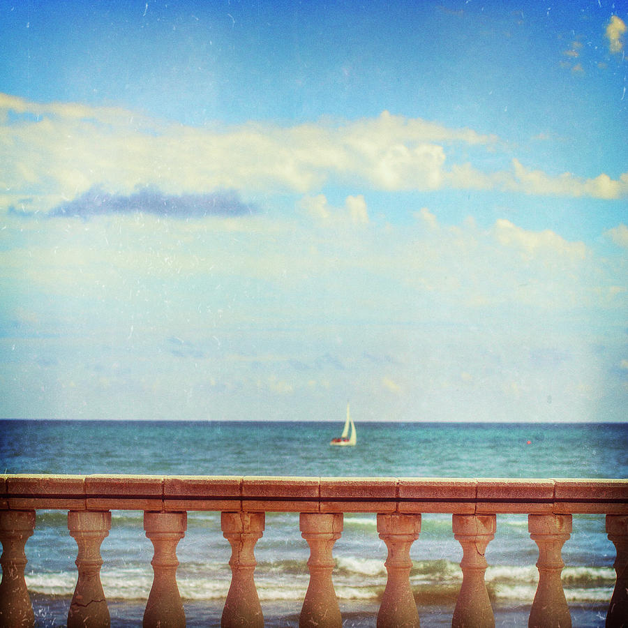 Fence By The Sea Photograph by Copyright Alex Arnaoudov