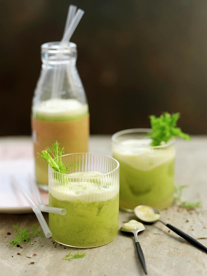 Fennel Smoothies Photograph by Ian Garlick