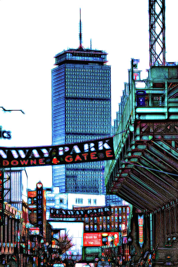 Fenway Park - Boston Digital Art