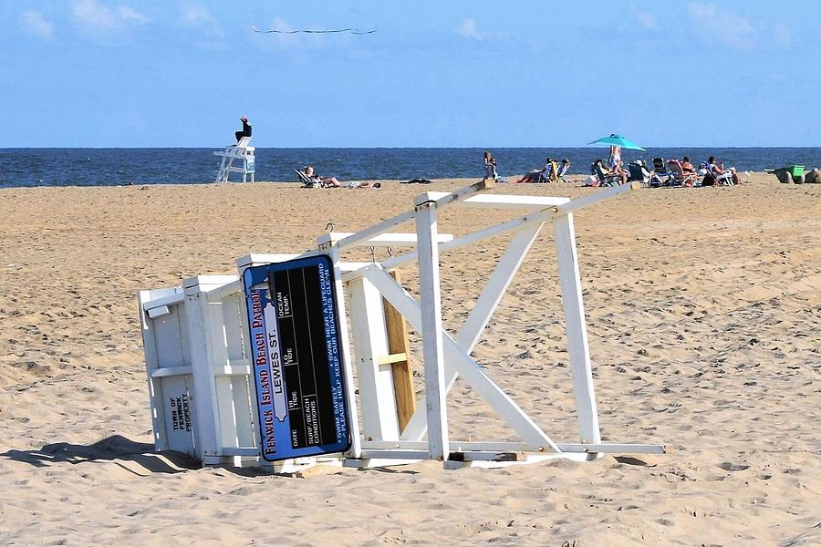 Fenwick Island Lifeguard Chair by Kim Bemis Fenwick Island Lifeguard Chair by Kim Bemis