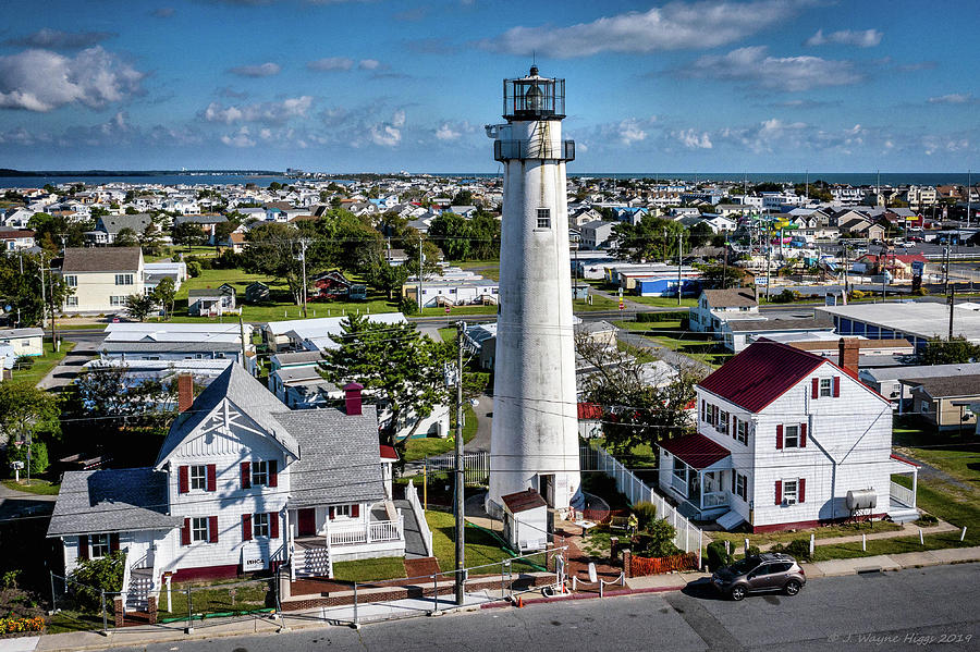 Lighthouse Photograph - FENWICK ISLAND LIGHTHOUSE, Delaware by Wayne Higgs