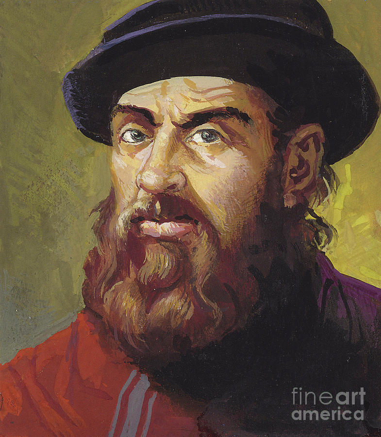Ferdinand Magellan Painting by Severino Baraldi