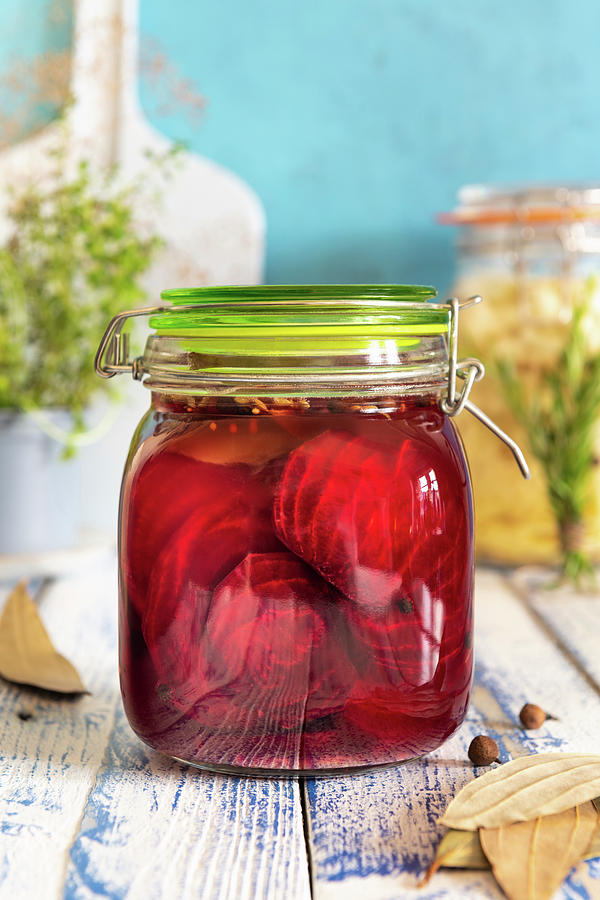 Fermented Beetroots In Brine Photograph by Komar