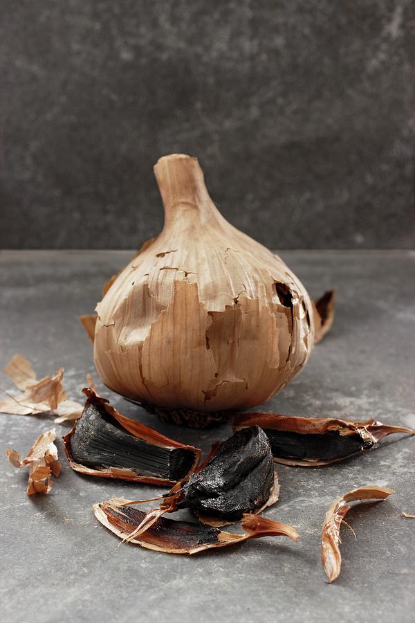 Fermented Garlic Photograph by Petr Gross