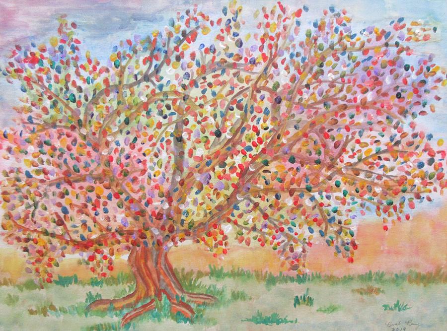 Fern Gully Tree Painting by Bradley Boug