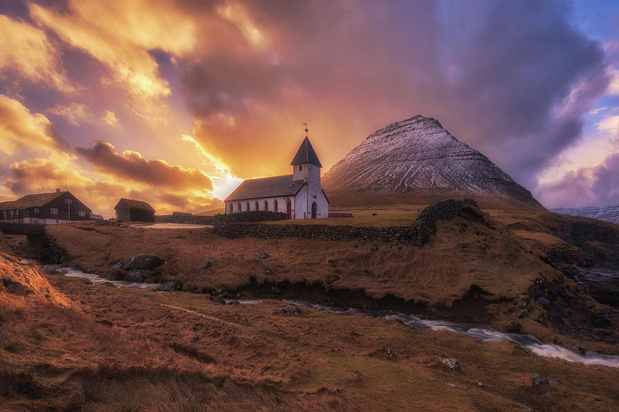 Feroe church Photograph by Hector Izquierdo Bartoli - Fine Art America