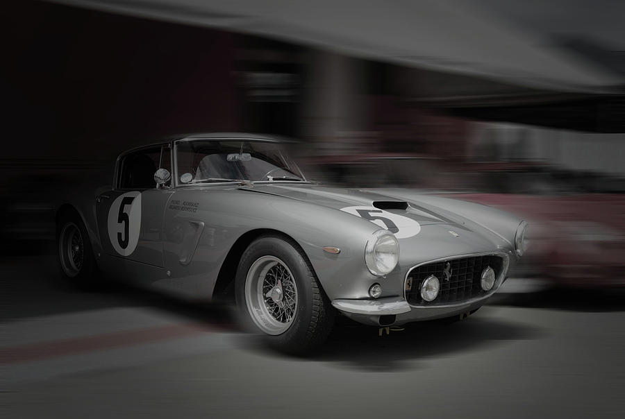Ferrari Pyrography - Ferrari 250 GTB Before The Race by Naxart Studio Ferrari Pyrography - Ferrari 250 GTB Before The Race by Naxart Studio