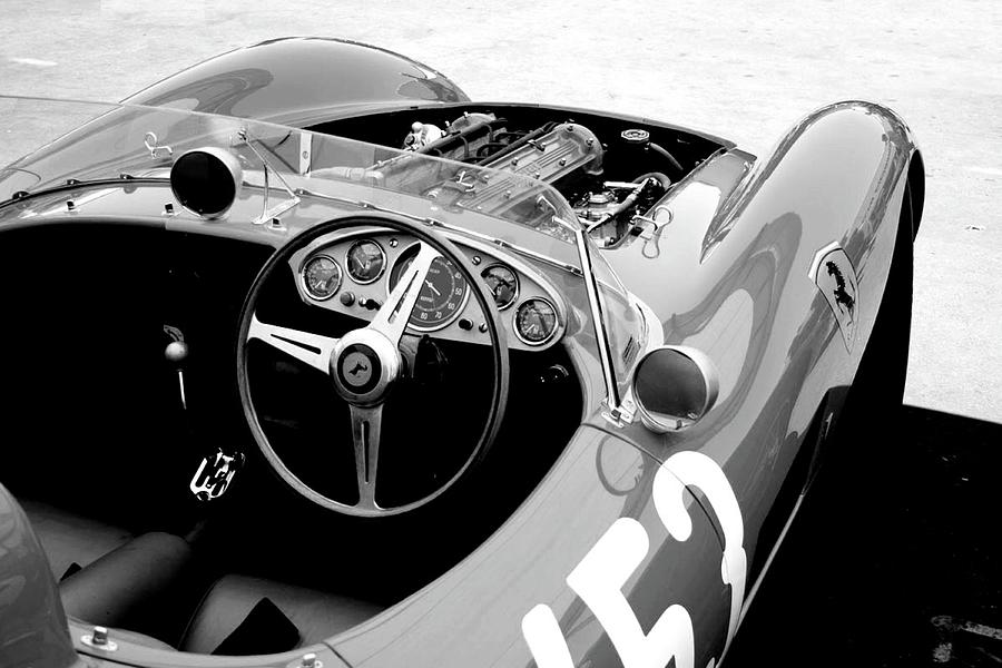 Car Pyrography - Ferrari Cockpit by Naxart Studio