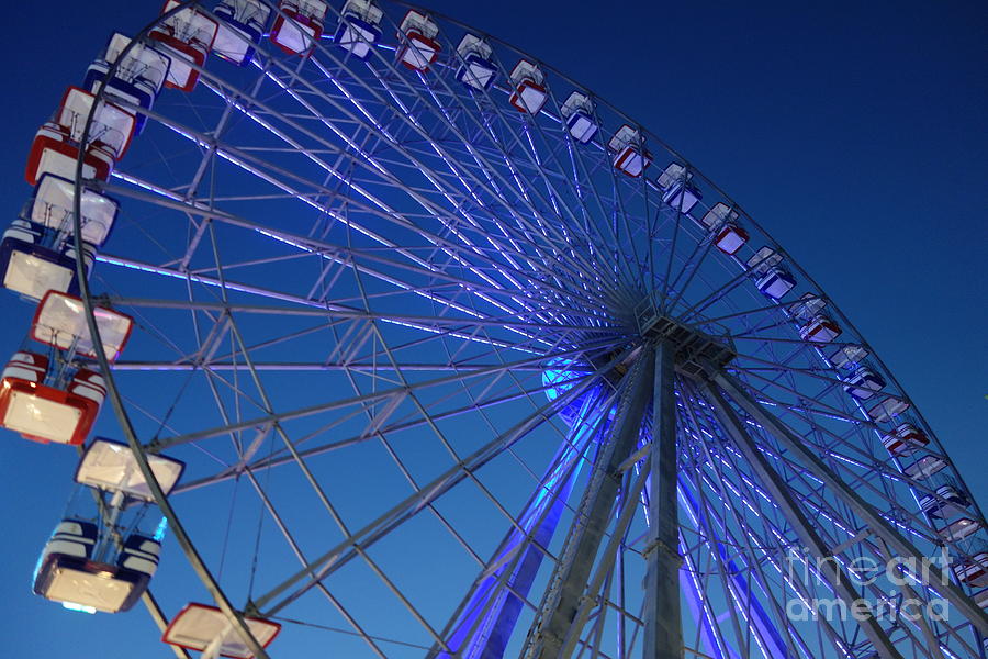 Ferris Wheel Seaside U.S.A. Photograph by Susan Carella