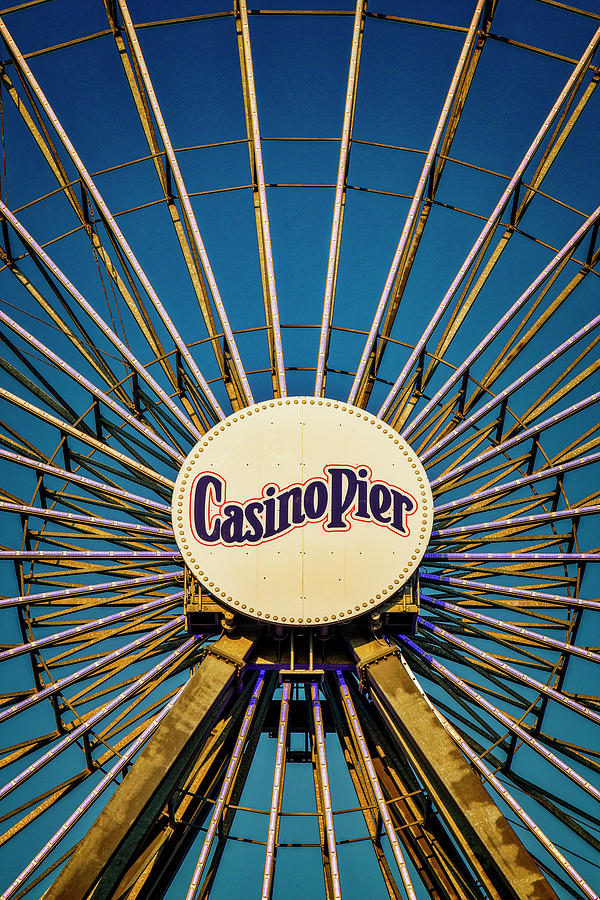 Ferris Wheel Casino Pier  Photograph by Susan Candelario