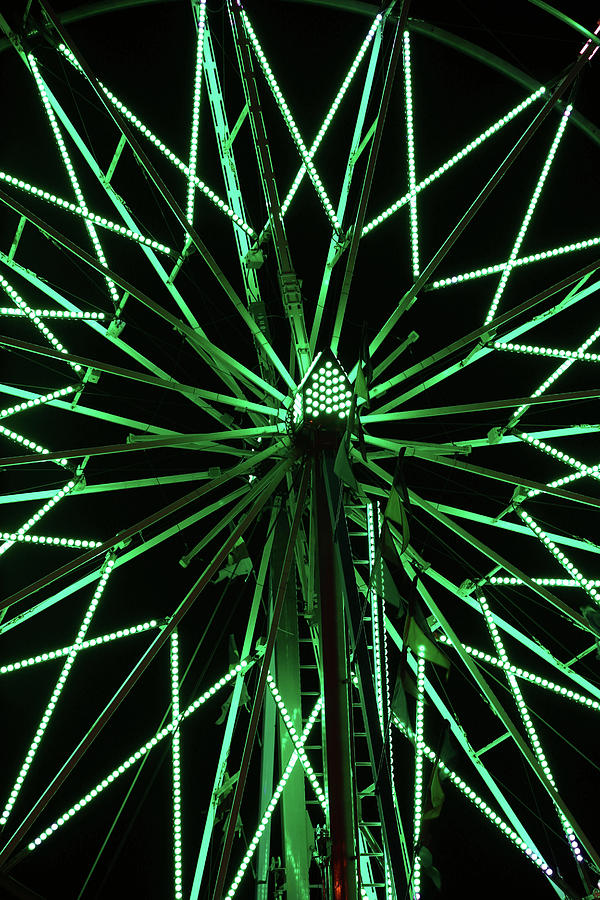 Ferris Wheel Colors 3 092819 Photograph by Mary Bedy - Fine Art America