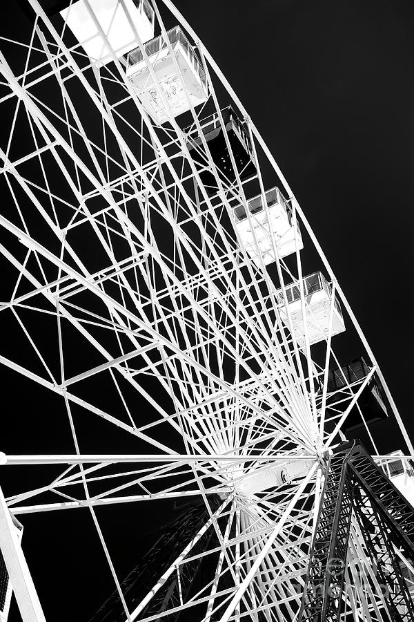 Ferris Wheel Details Seaside Heights Photograph by John Rizzuto