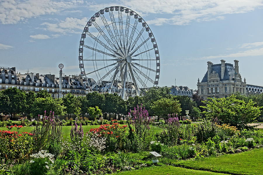 Ferris Wheel in Tuileries Garden Photograph by Patricia Caron